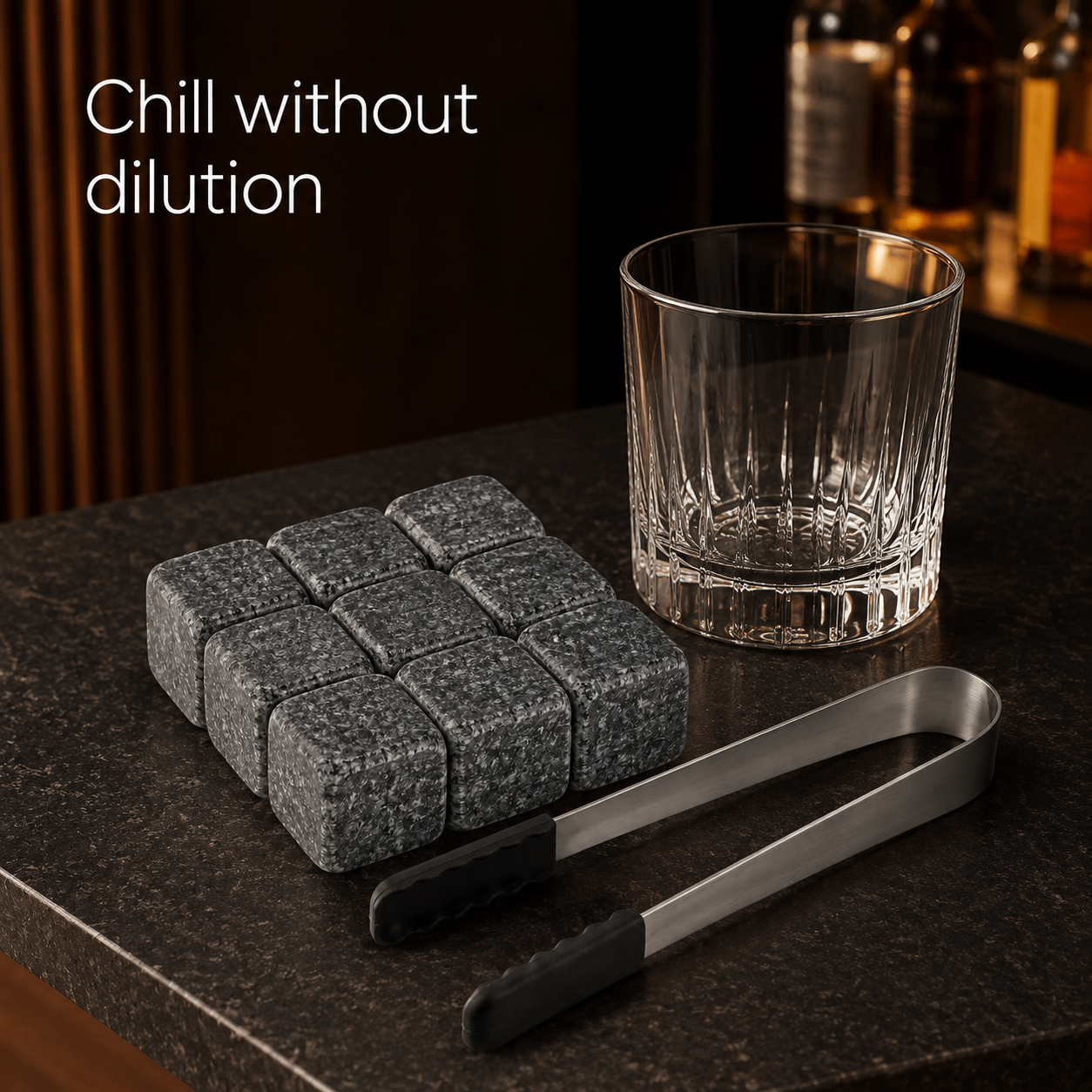 StoneChill 9-Piece Whisky Stone Set
