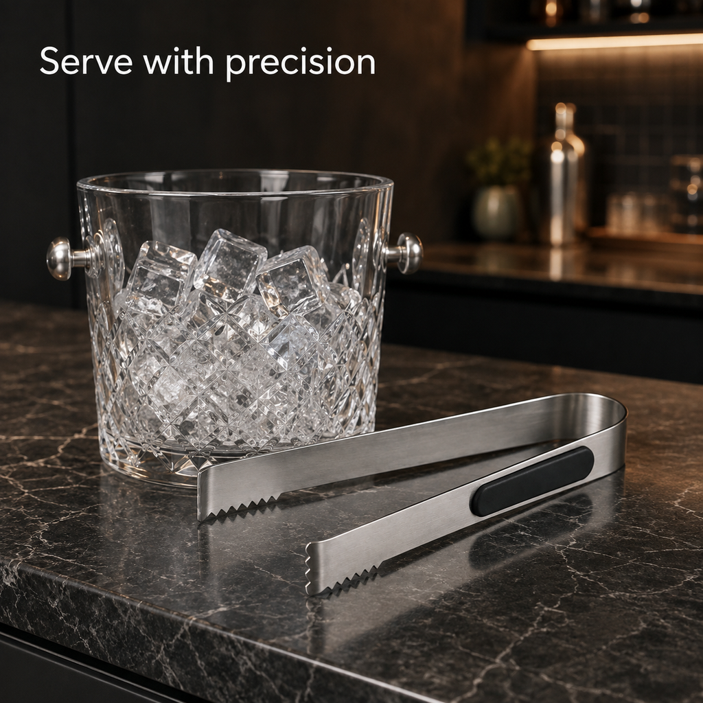Precision Stainless Steel Ice Tongs