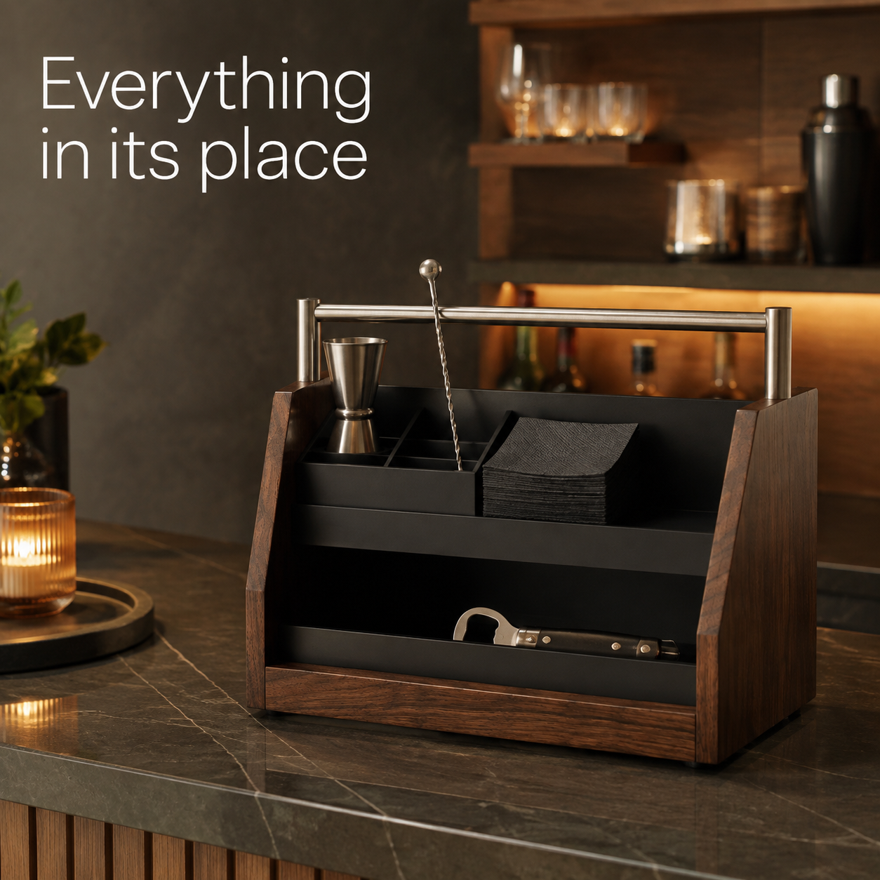BarCaddy Desktop Organiser