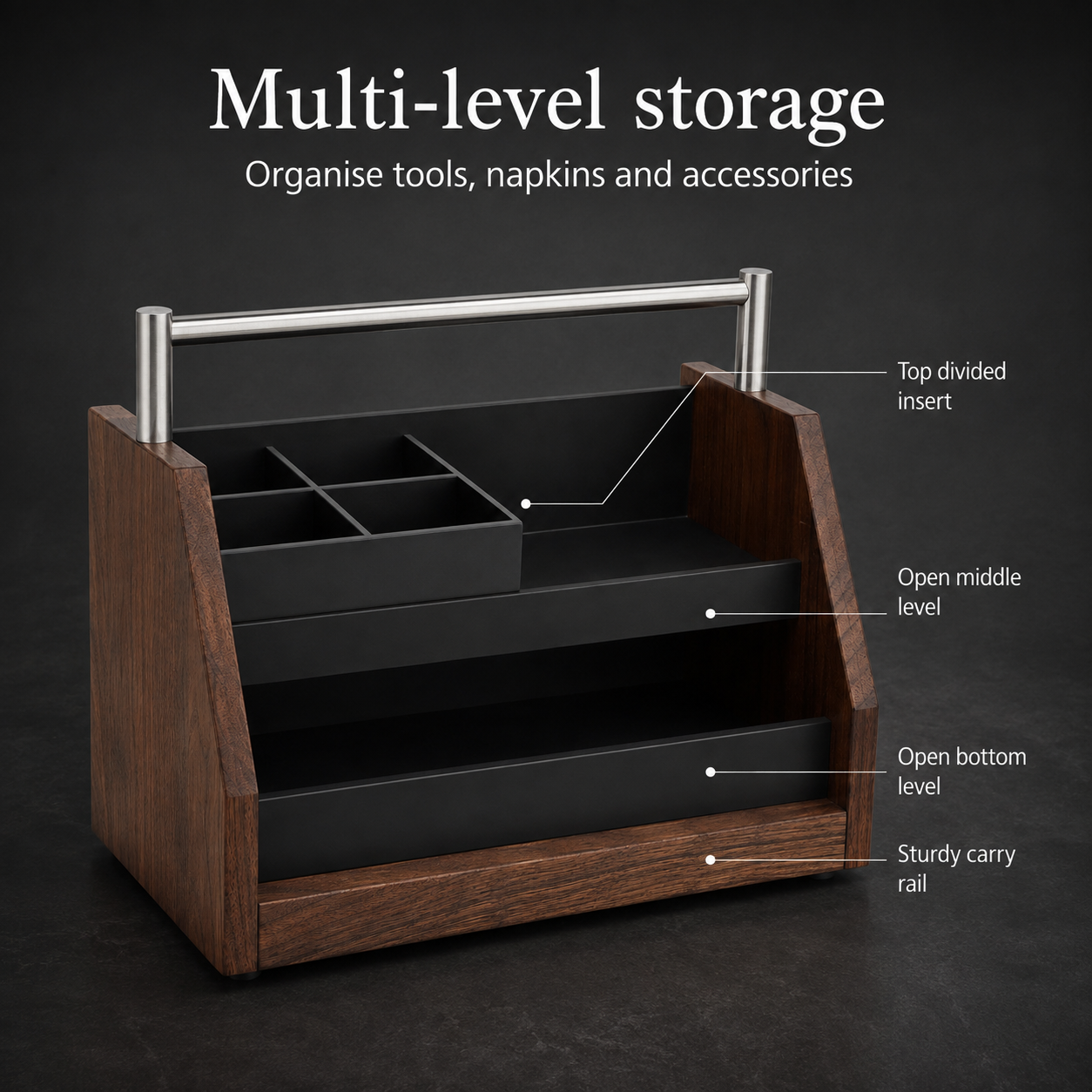 BarCaddy Desktop Organiser
