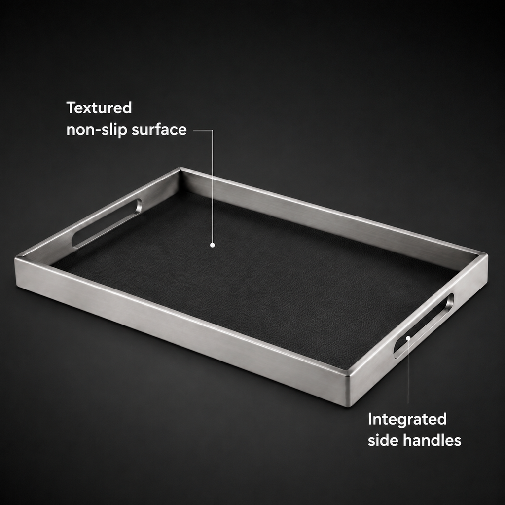 GripServe Non-Slip Serving Tray