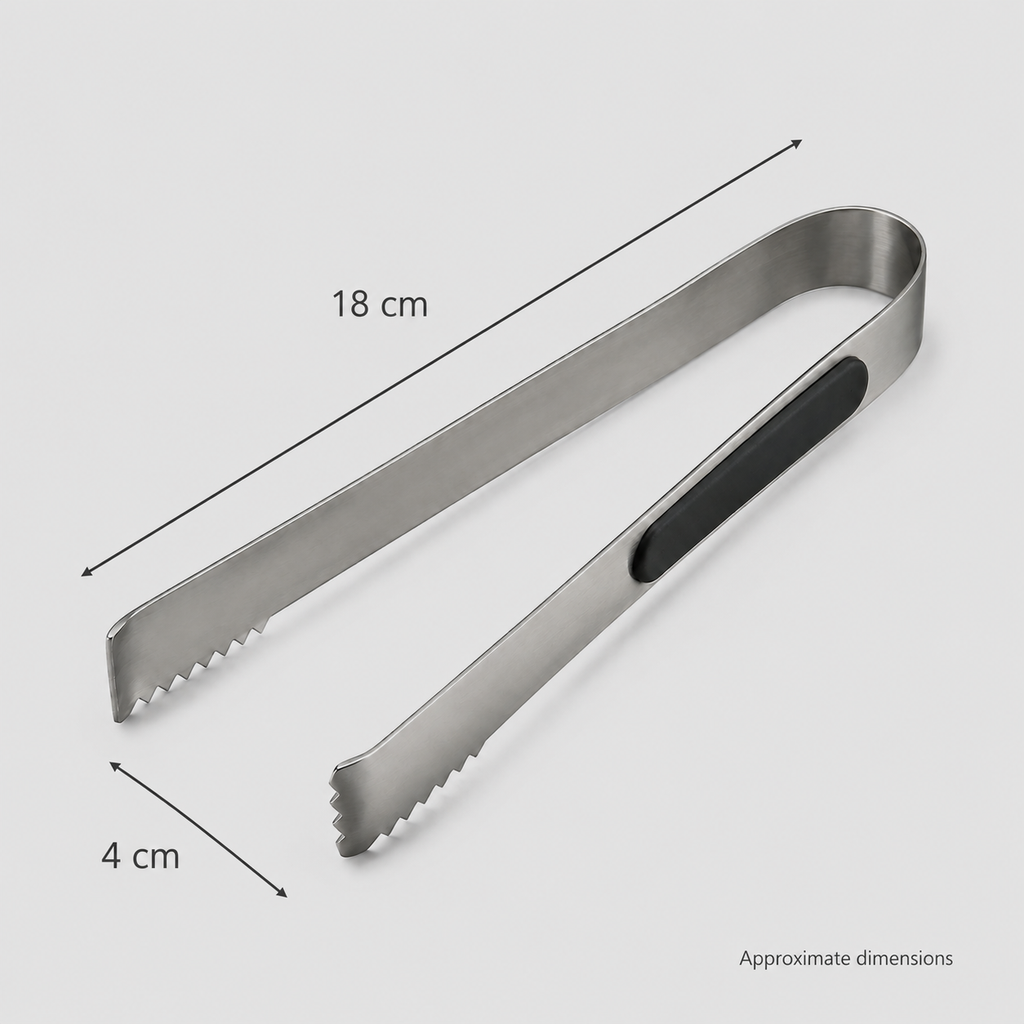 Precision Stainless Steel Ice Tongs