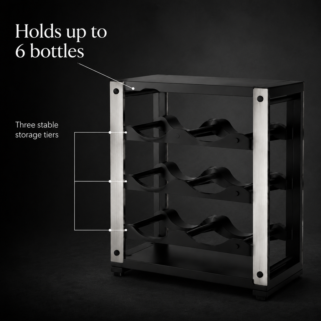 CellarSix Freestanding Bottle Rack