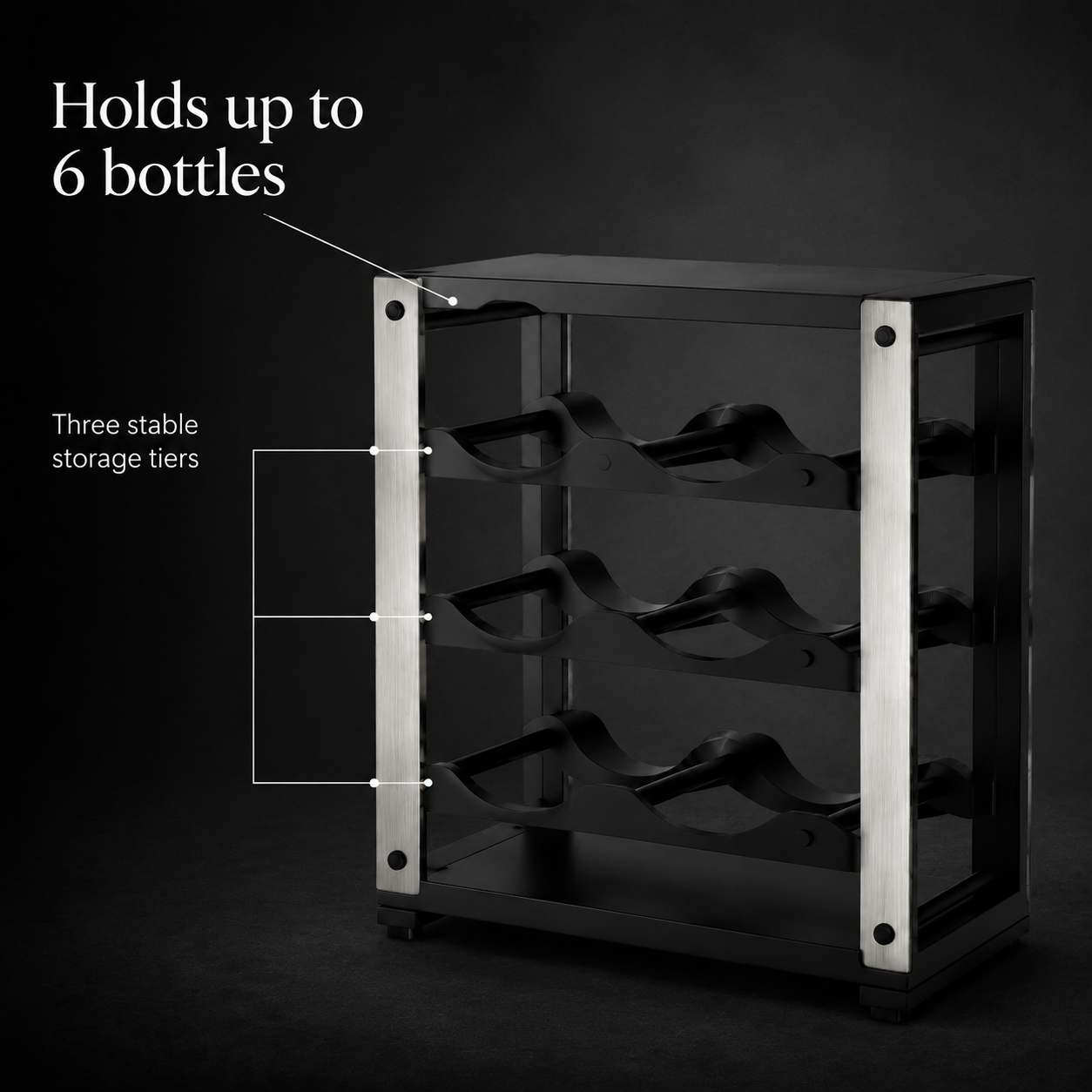 CellarSix Freestanding Bottle Rack