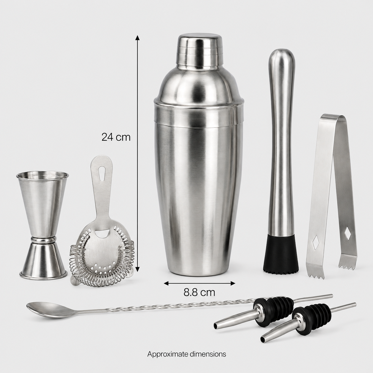 Sterling 8-Piece Cocktail Tool Set