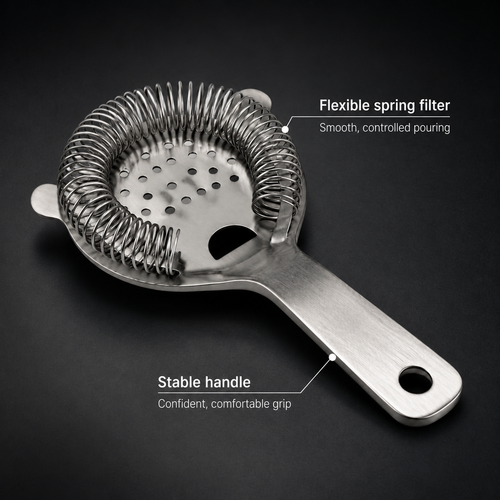 CoilFlow Hawthorne Cocktail Strainer