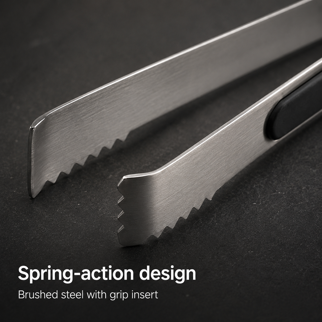 Precision Stainless Steel Ice Tongs